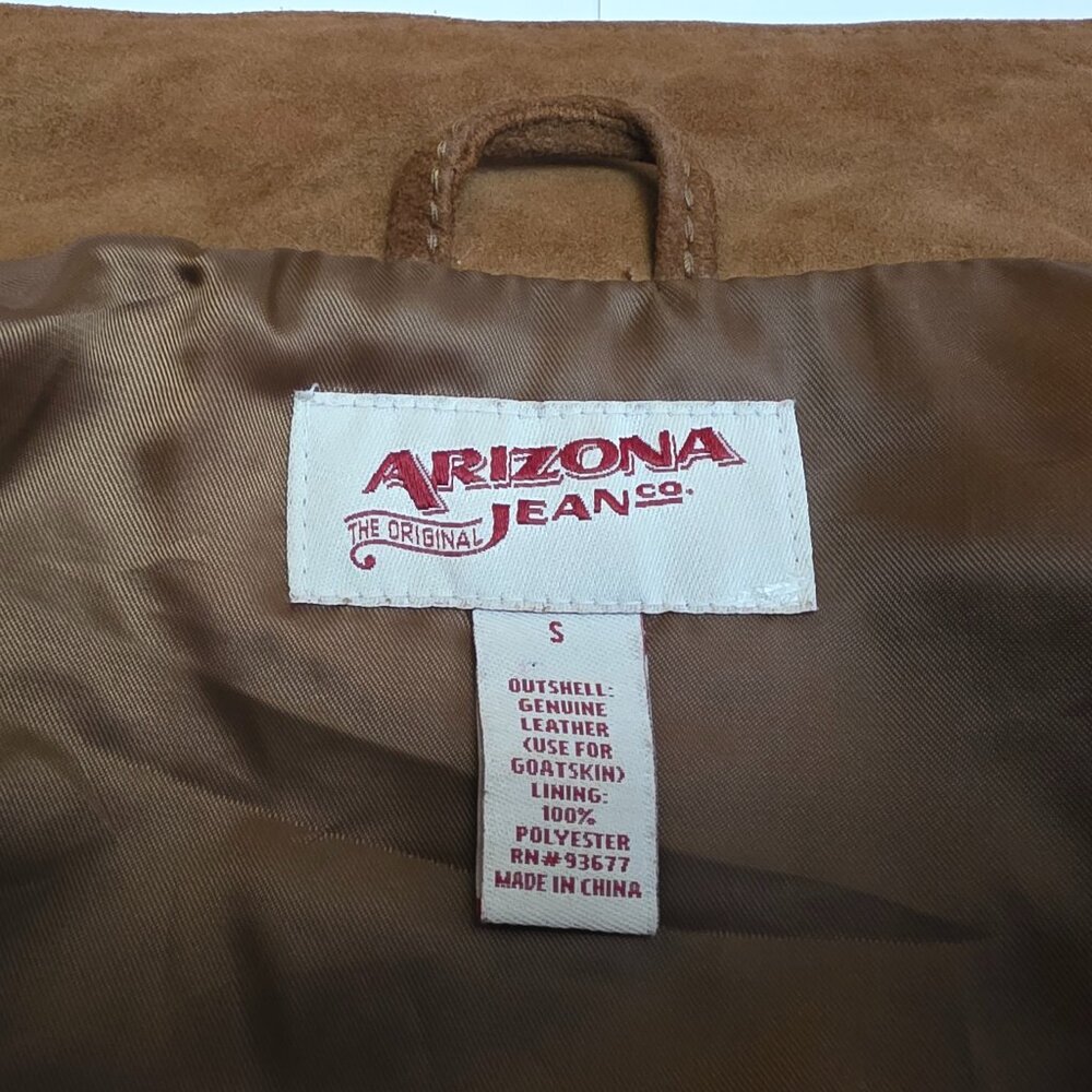Arizona Jean Company Tan Leather Jacket - Picture 6 of 16